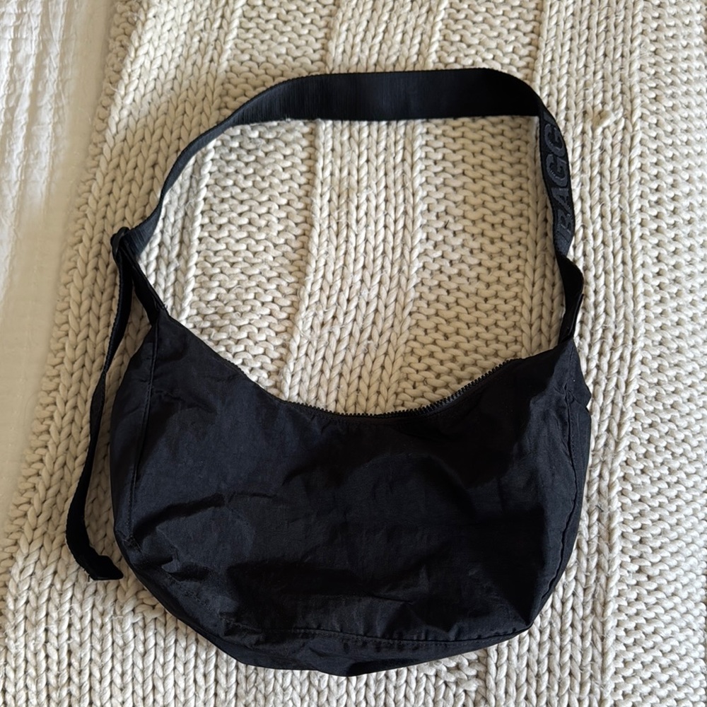 BAGGU Black Medium Shoulder Bag
